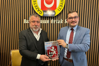 Tengen Belediye Başkanı Selçuk Gök, İskenderun Gazeteciler Cemiyeti'ni Ziyaret Etti