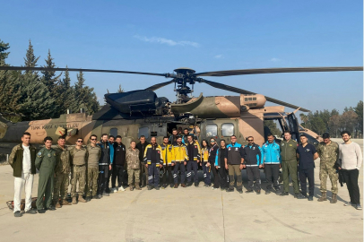 Helikopterden Kara Ambulansına Hasta ve Yaralı Tahliyesi Eğitimi gerçekleştirildi