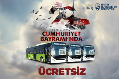 CUMHURİYET BAYRAMI’NDA HBB OTOBÜSLERİ ÜCRETSİZ OLACAK