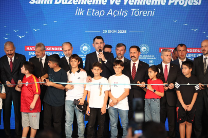 İSKENDERUN SAHİL PROJESİNİN İLK ETABINI BAKAN KURUM AÇTI