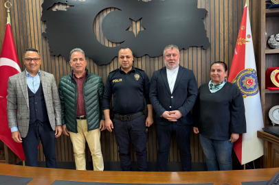 Erzin İlçe Emniyet Müdürü Hasan Gün  İGC Yönetimini  Kabul etti.