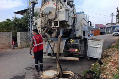 83 KİLOMETREYİ AŞAN KANALİZASYON HATTI TEMİZLENDİ