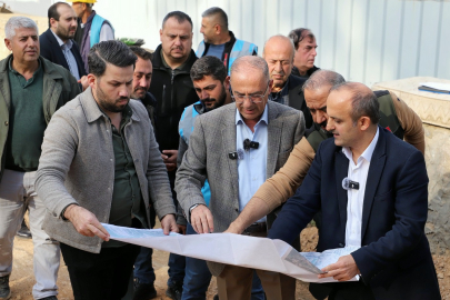 GENEL MÜDÜR CİHANGİR VE BAŞKAN YAPAR ÇALIŞMALARI YERİNDE İNCELEDİ