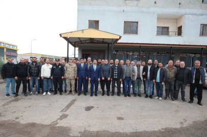 Vali Masatlı Reyhanlı Ayakkabıcılar Sitesini Ziyaret Etti