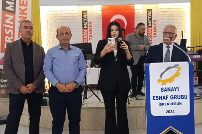 İskenderun’da Sanayi Esnafı Ekonomik Kalkınma İçin Yemekte Bir Araya Geldi