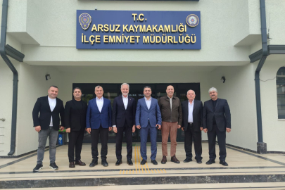 İTSO Yönetiminden Arsuz Emniyet Müdürü Türkmenoğlu’nu Ziyaret