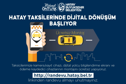 BAŞKAN ÖNTÜRK'ÜN AKILLI TAKSİ PROJESİ HAYATA GEÇİYOR
