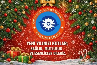 İSKENDERUN OSB'DEN YENİ YIL MESAJI