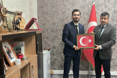 TÜGVA İskenderun İlçe Yönetiminden Milli Eğitim Müdürü Ali Haytaz ve İlçe Müftüsü İhsan İlhan'a Ziyaret