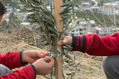 Anlamlı Sosyal Sorumluluk Projesi;  “Okul Bahçeleri Zeytin Bahçeleri Olsun”