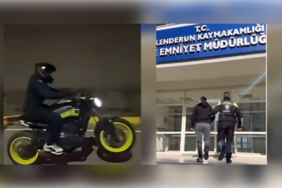 Motosikletiyle akrobasi yapıp sosyal medyaya yükledi, 45.693 TL ceza yedi