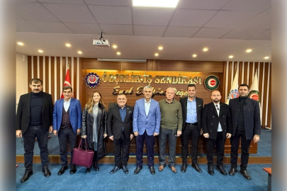 ARİAD'tan ÖZÇELİK-İŞ İSKENDERUN ŞUBE BAŞKANI GÜNGÖR'e TEBRİK ZİYARETİ