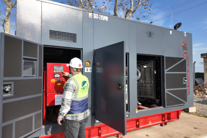 ELEKTRİK KESİNTİLERİNE KARŞI SU TESİSLERİNE JENERATÖR TAKVİYESİ