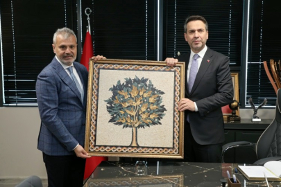 BAKAN BAYRAKTAR’DAN BAŞKAN ÖNTÜRK’E ZİYARET