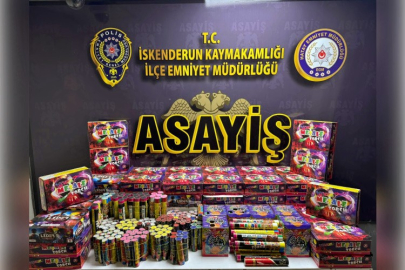 İskenderun'da Piroteknik Patlayıcı Madde Satışı Yapan İşyerlerine Operasyon