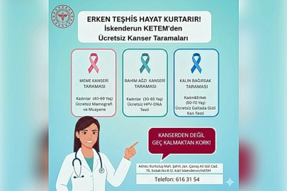 KETEM'de Ücretsiz Kanser Taramaları Devam Ediyor