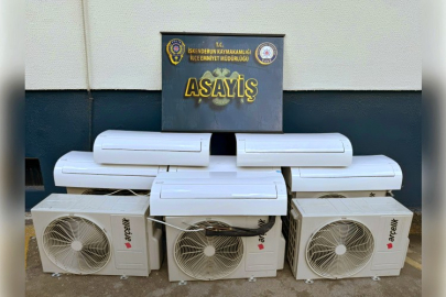 Konteyner kentten 6 adet klima çalan hırsızlar yakalandı