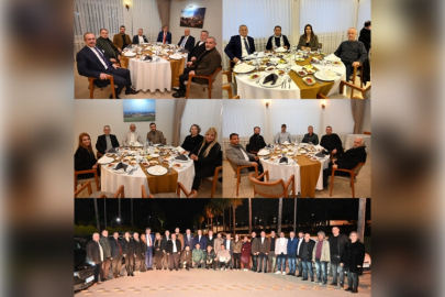 İSDEMİR YÖNETİMİ, GAZETECİLERLE İFTARDA BULUŞTU