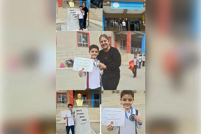 İSKENDERUN İLKOKULU'NDA BÜYÜK GURUR