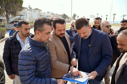 Karaağaç Sahil Yürüyüş Yolunda Çalışmalar Hızla Devam Ediyor