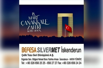 BEFESA'DAN 18 MART ÇANAKKALE ZAFERİ MESAJI