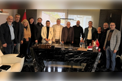 FIRINCILAR ODASI BAŞKANI ŞENÖZ, İSKENDERUN GAZETECİLER CEMİYETİ'Nİ KONUK ETTİ