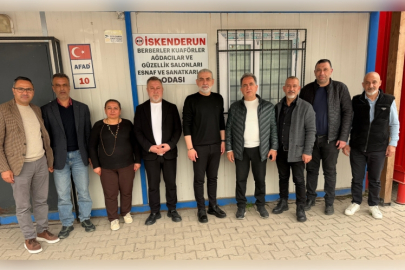 İGC'den Berberler ve Kuaförler Oda Başkanı Bülent Akıncı’ya hayırlı olsun ziyareti