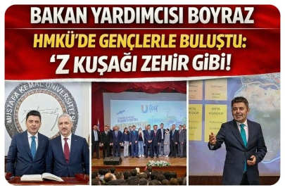 Bakan Yardımcısı Boyraz HKMÜ'de Gençlerle Buluştu: Z Kuşağı Zehir Gibi