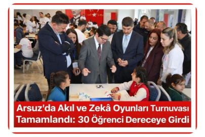 Arsuz’da Akıl ve Zekâ Oyunları Turnuvası Tamamlandı: 30 Öğrenci Dereceye Girdi
