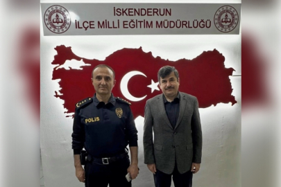 Emniyet Müdürü Nevzat Güneş’ten Milli Eğitim Müdürü Ali Haytaz’a Ziyaret