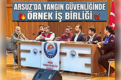 ARSUZ’DA YANGIN GÜVENLİĞİNDE ÖRNEK İŞ BİRLİĞİ