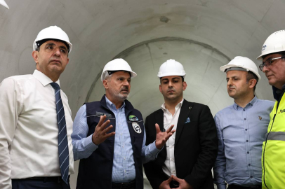 BAŞKAN ÖNTÜRK’TEN TÜRKİYE’NİN EN BÜYÜK ATIK SU TÜNELİNDE İNCELEME