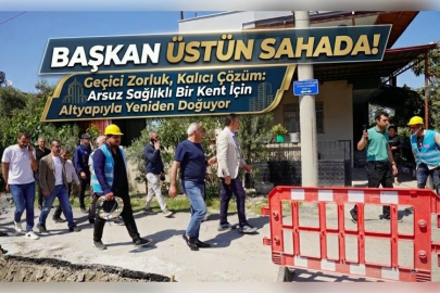 Başkan Üstün Sahada!