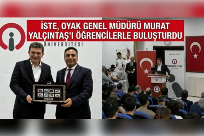 İSTE, OYAK GENEL MÜDÜRÜ MURAT YALÇINTAŞ’I ÖĞRENCİLERLE BULUŞTURDU