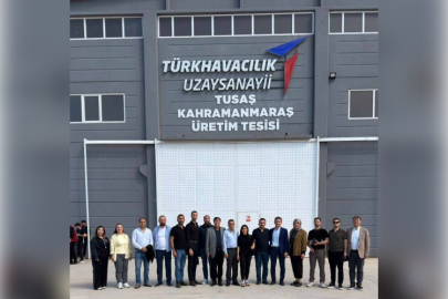 İTSO Heyeti Kahramanmaraş TUSAŞ Tesislerini Ziyaret Etti