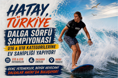Hatay, Türkiye Dalga Sörfü Şampiyonası U16 & U18 Kategorilerine Ev Sahipliği Yapıyor
