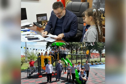 BAŞKAN SAMİ ÜSTÜN ÇOCUKLARIN TALEBİNİ KARŞILIKSIZ BIRAKMADI