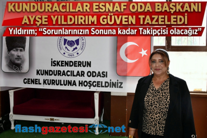 Kunduracılar Esnaf Oda Başkanı Ayşe Yıldırım Güven Tazeledi