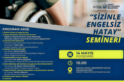 HBB’DEN “SİZİNLE ENGELSİZ HATAY SEMİNERİ”