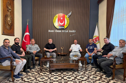 İSKENDERUN MADENİ İŞLER ODASI BAŞKANI ORDULU'DAN GAZETECİLER CEMİYETİ'NE ZİYARET