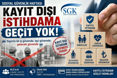 SGK’dan Kayıt Dışı İstihdam Uyarısı
