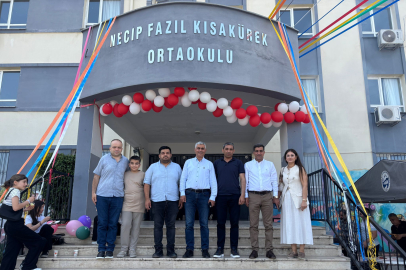 İSKENDERUN NECİP FAZIL ORTAOKULU’NA BAHAR GELDİ