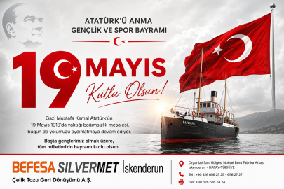 BEFESA'DAN 19 MAYIS KUTLAMA MESAJI