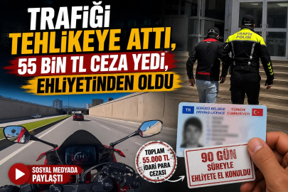 Yerleşim Yerinde Hız Yapan Sürücüye Ağır Ceza