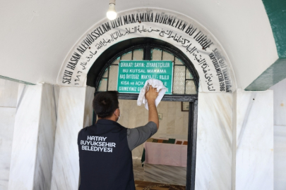 HBB’DEN TÜRBELERDE BAYRAM SONRASI TEMİZLİK