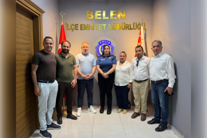 BELEN EMNİYET MÜDÜRÜ ŞEYMA CEVİZOĞLU'NA HAYIRLI OLSUN ZİYARETİ