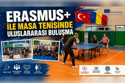 ERASMUS+ İLE MASA TENİSİNDE ULUSLARARASI BULUŞMA