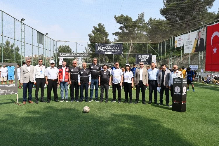 “Hatay Konteyner Cup2 Futbol Turnuvası” Belen’de başladı.